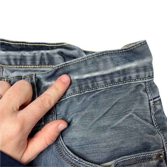 Levis 514 Slim Straight Fit Jeans Mens Light Silver Wash Denim Size 32x34 - Picture 9 of 13